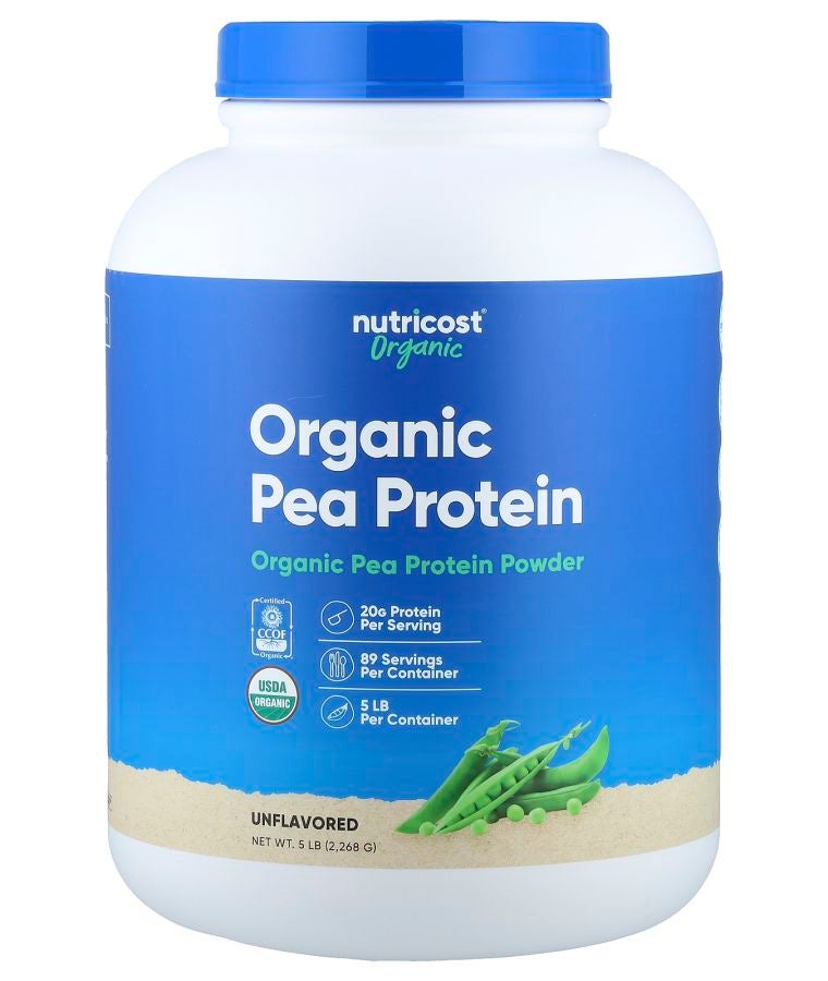 Organic Pea Protein Unflavored 5 lb (2268 g)