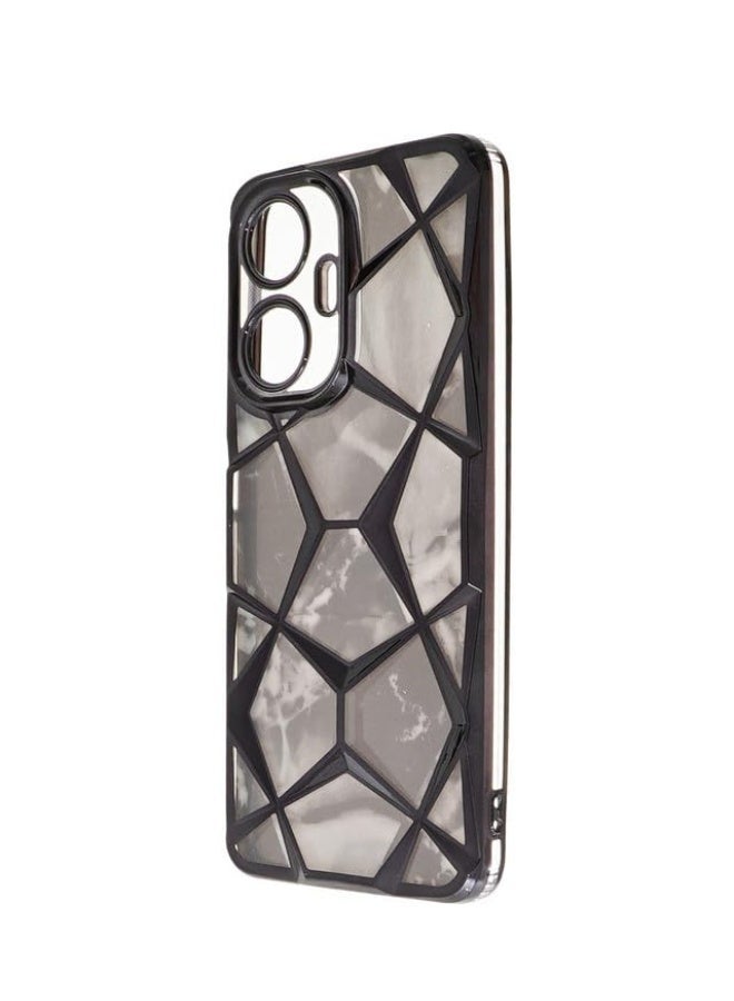 Plastic Back Cover For Realme C55, Multi Color - Image 3