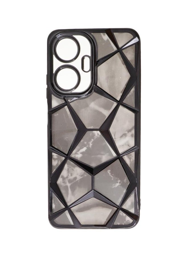 Plastic Back Cover For Realme C55, Multi Color - Image 1