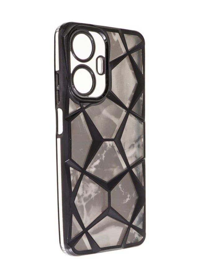 Plastic Back Cover For Realme C55, Multi Color - Image 2