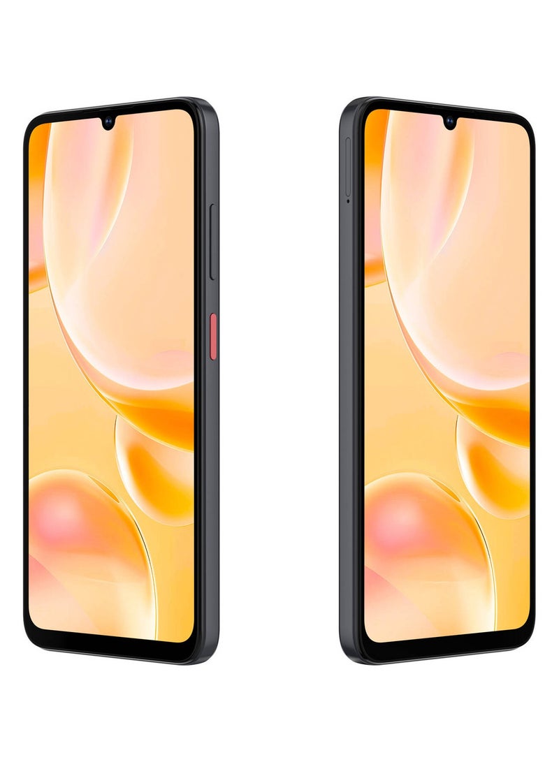 زد تي اي هاتف Blade A55 ثنائي الشريحة 4 جيجابايت + 8 جيجابايت رام 128 جيجابايت 4G أسود لامع - الإصدار الدولي - Image 2