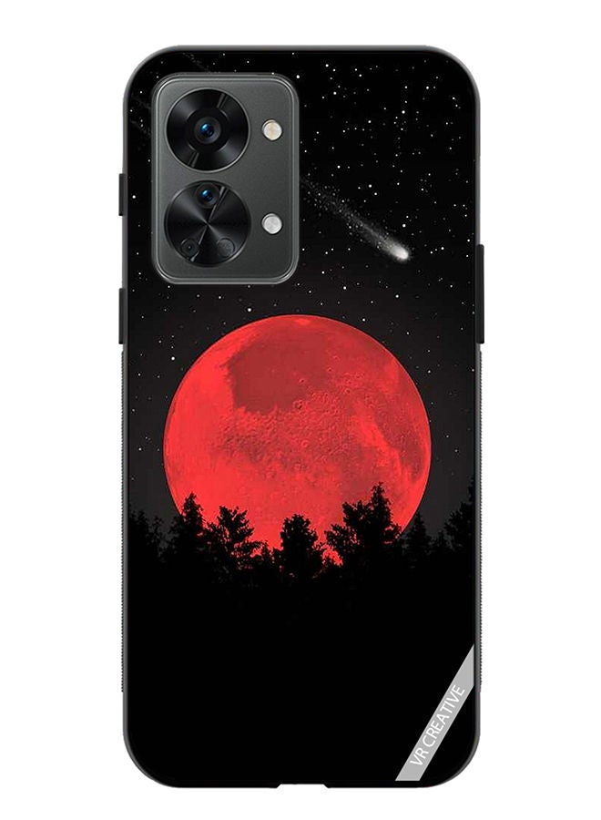 VR CREATIVE Protective Case Cover For OnePlus Nord 2T Bloody Moon Design Multicolour - Image 1