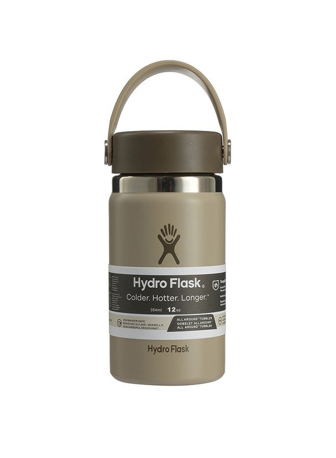 Hydro Flask 12 oz Kids Wide Mouth with Flex Sip Lid Stainless Steel Reusable Water Bottle - Vacuum Insulated, Dishwasher Safe, BPA-Free, Non-Toxic - Image 1