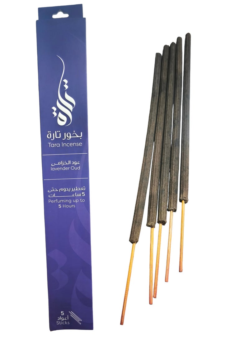 TARA Incense Lavender Oud Perfuming Upto 5 Hours 5 Sticks - Image 1