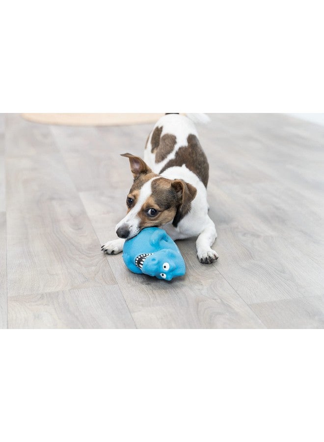 تريكسي لعبة دينو دي ديناصور تصدر أصوات صرير وتشجع على الترابط بين الكلاب، للكلاب الصغيرة والمتوسطة (5-20 كجم) الحجم: 14 سم (أزرق) - Image 4
