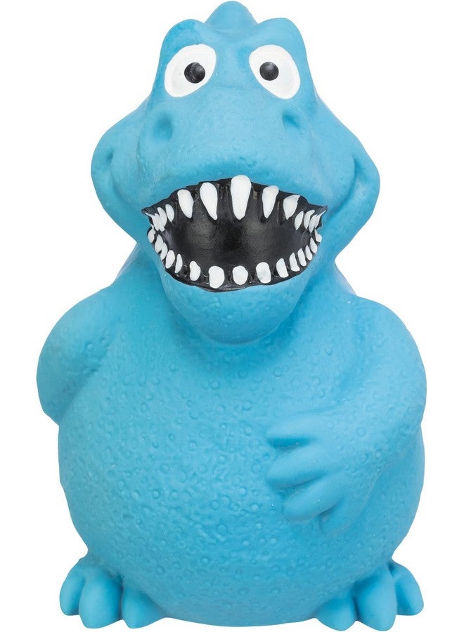 تريكسي لعبة دينو دي ديناصور تصدر أصوات صرير وتشجع على الترابط بين الكلاب، للكلاب الصغيرة والمتوسطة (5-20 كجم) الحجم: 14 سم (أزرق) - Image 1