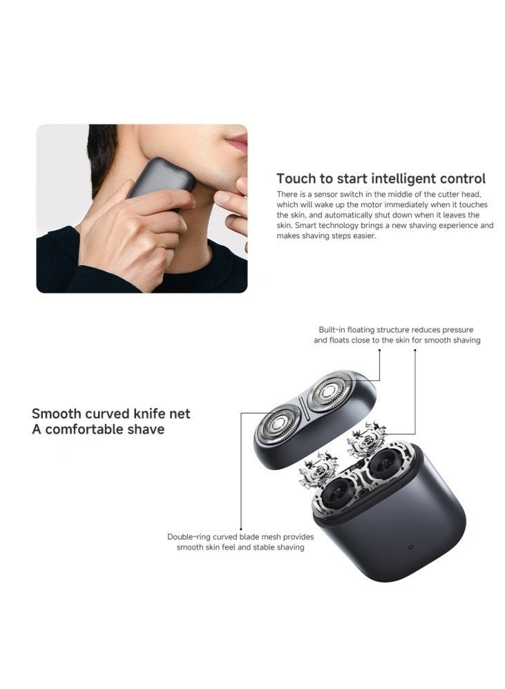 شاومي مقص كهربائي Xiaomi Mijia S200 للرجال: مقص محمول صغير (Portable Mini Razor)، نموذج جديد (New Model)، مناسب كهدية لأحبائك (for Boyfriends) - Image 3