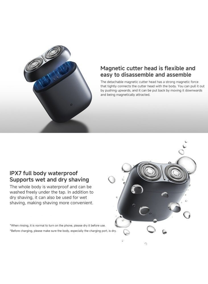 شاومي مقص كهربائي Xiaomi Mijia S200 للرجال: مقص محمول صغير (Portable Mini Razor)، نموذج جديد (New Model)، مناسب كهدية لأحبائك (for Boyfriends) - Image 5