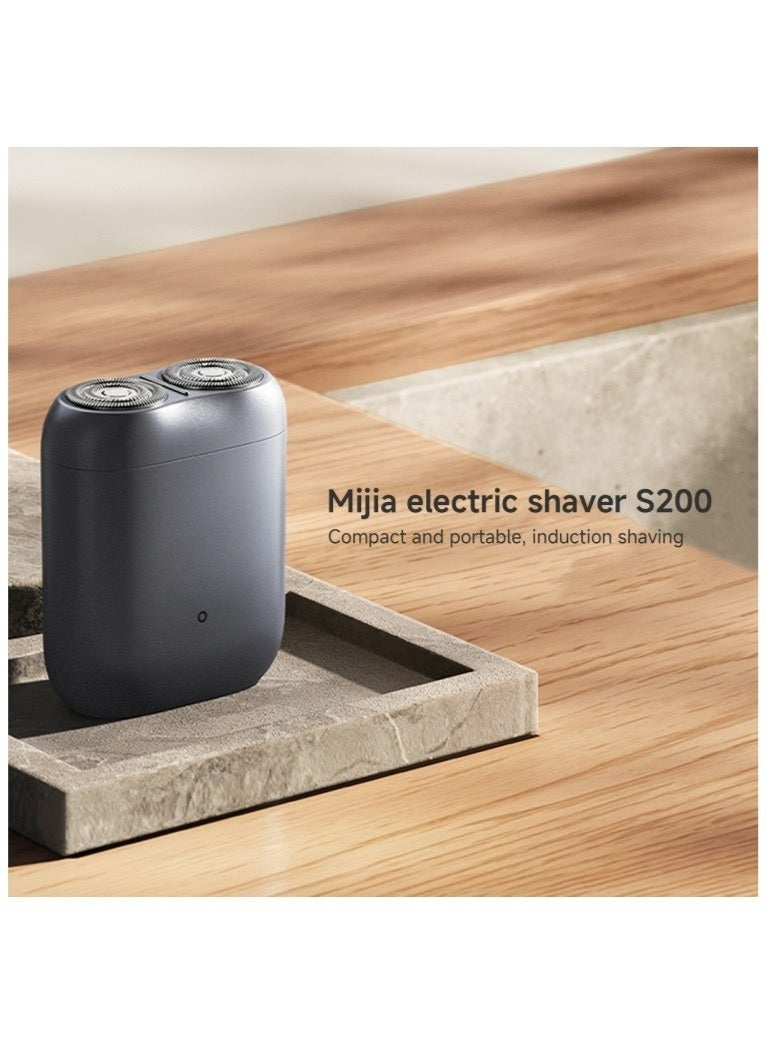 شاومي مقص كهربائي Xiaomi Mijia S200 للرجال: مقص محمول صغير (Portable Mini Razor)، نموذج جديد (New Model)، مناسب كهدية لأحبائك (for Boyfriends) - Image 2