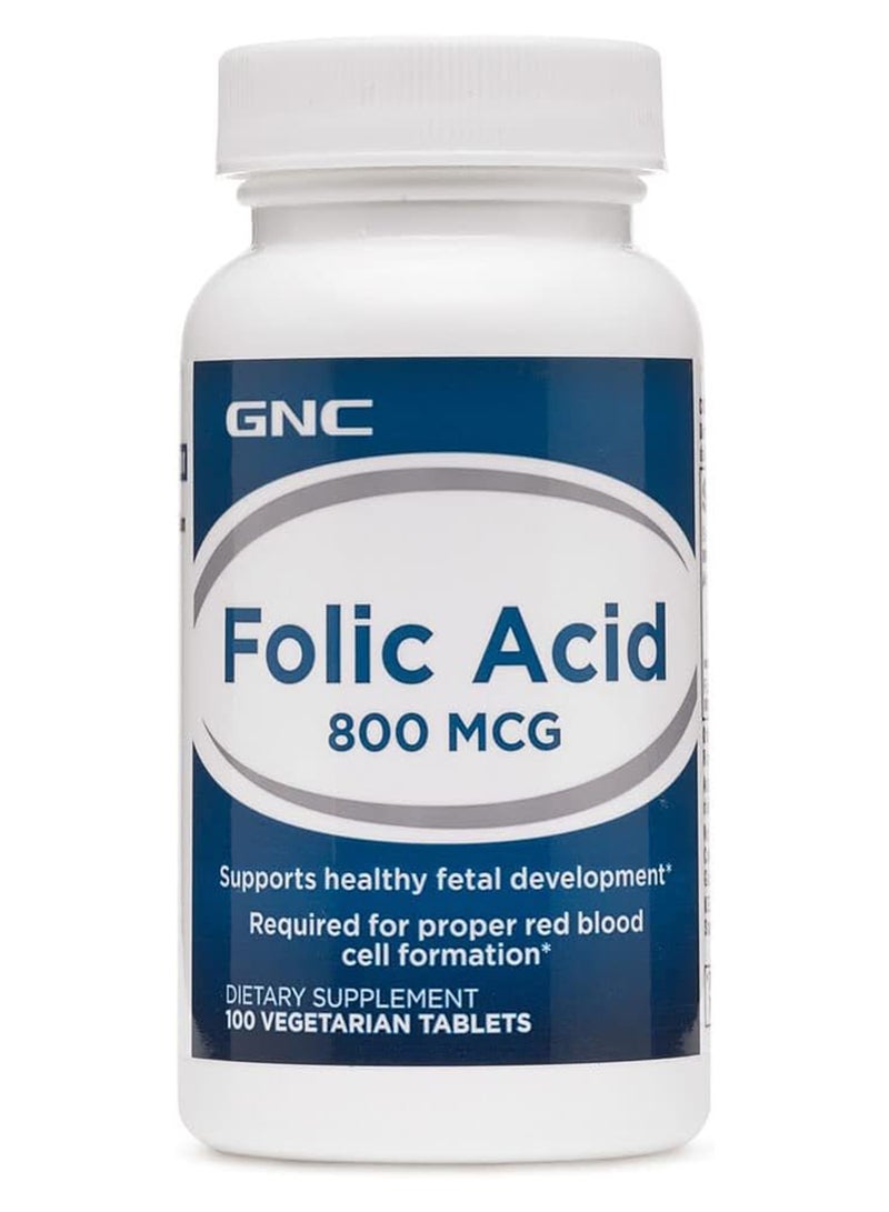 GNC Folic Acid 800 Mcg - Image 1