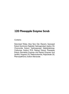 Raya RAYA Pineapple Enzyme Facial Scrub (120) | Exfoliating and Refining Facial Scrub for Combination Skin | Creates a Glowing Complexion | Made with Pineapple Enzymes and Jojoba Beads  - Image 2