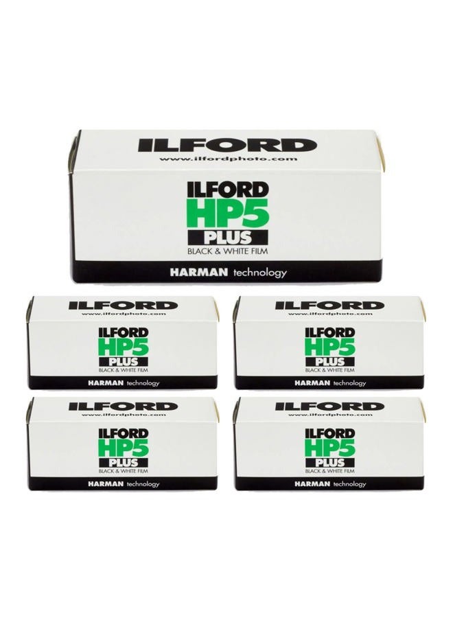 Ilford HP5 Plus 400,120 Film - 5 Rolls - Image 1