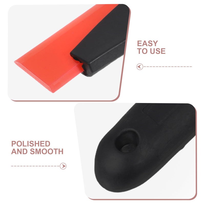 Red Vinyl Squeegee Tool For Glass Tinting And Paint Protection Film - Image 4