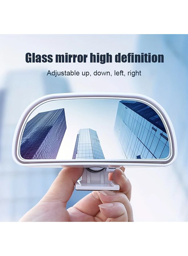 Black Wide Angle 360 Degree Adjustable Rearview Mirror for Blind Spot Visibility and Safe Reversing - Image 3