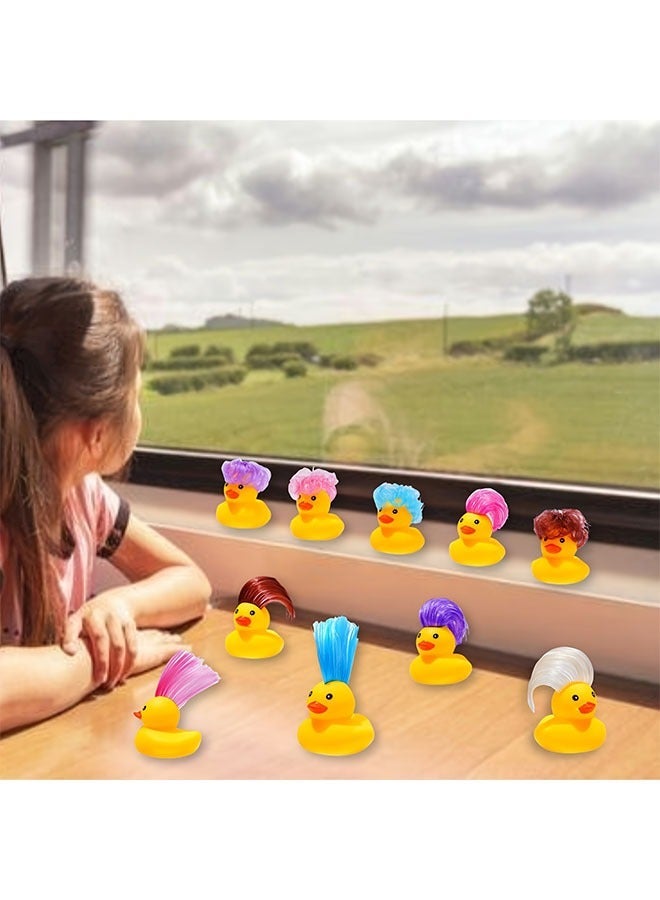 30 Pieces Of Water Play Yellow Duck Toys, With Accessories And Decorations Such As Hats, Scarves, Glasses, Etc - Image 3