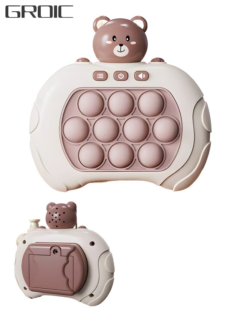 GROIC Pop Pro Toy Fidget Kids Games Toys,Handheld Fidget Games for Kids,Autism Sensory Toys Travel Games for Kids,Handheld Gaming Console,Stem Toys - Image 1