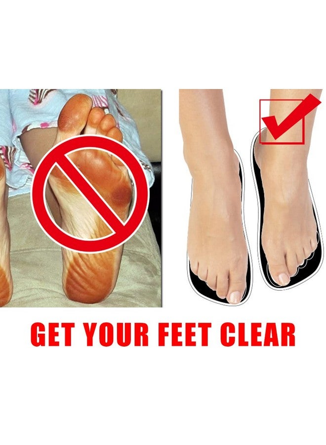 HeeStar 60Pairs(120 Feets) Disposable Black Spray Tanning Feet Pads Sunless Airbrush Spray Tent Protect Foot - Image 4