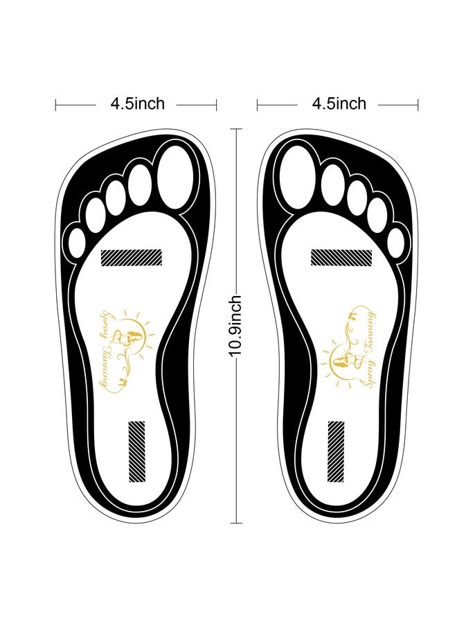 HeeStar 60Pairs(120 Feets) Disposable Black Spray Tanning Feet Pads Sunless Airbrush Spray Tent Protect Foot - Image 3