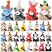 Seenelling Birthday Mini Plush Toy With Hats Party Decor Stuffed Animal for Student Classroom Reward Gifts Goodie Bag Stuffers 24 Pcs - Image 3