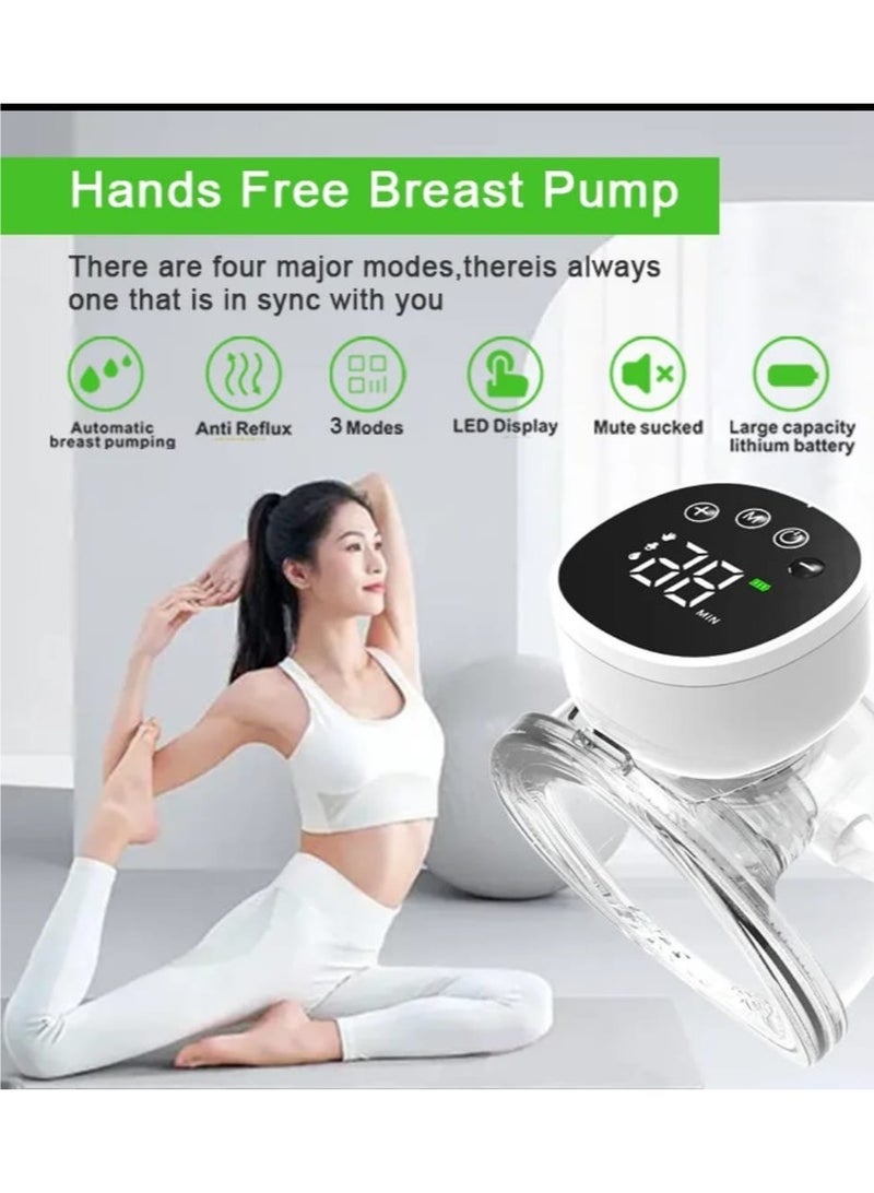 شفاط حليب كهربائي سري وقابل للارتداء | تشغيل هادئ وبدون أسلاك | 3 أوضاع/9 مستويات، غلق مضاد للتسريب، بطارية تدوم 80 دقيقة | مثالي للعمل والسفر - Image 4