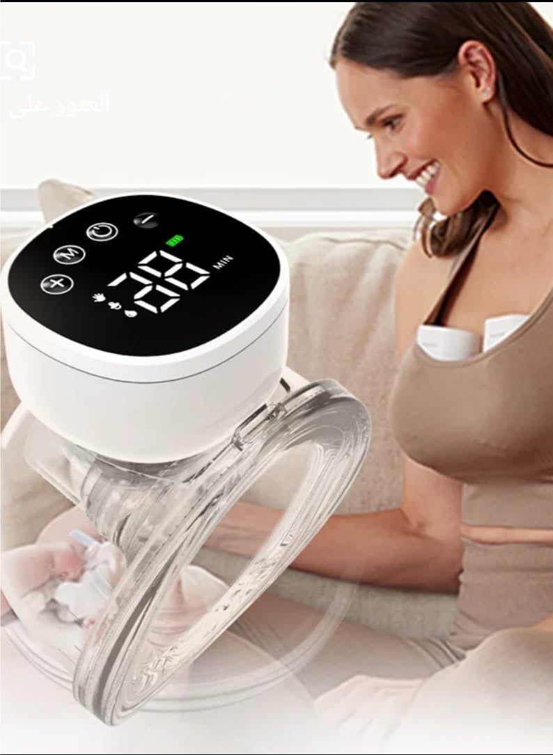 شفاط حليب كهربائي سري وقابل للارتداء | تشغيل هادئ وبدون أسلاك | 3 أوضاع/9 مستويات، غلق مضاد للتسريب، بطارية تدوم 80 دقيقة | مثالي للعمل والسفر - Image 2