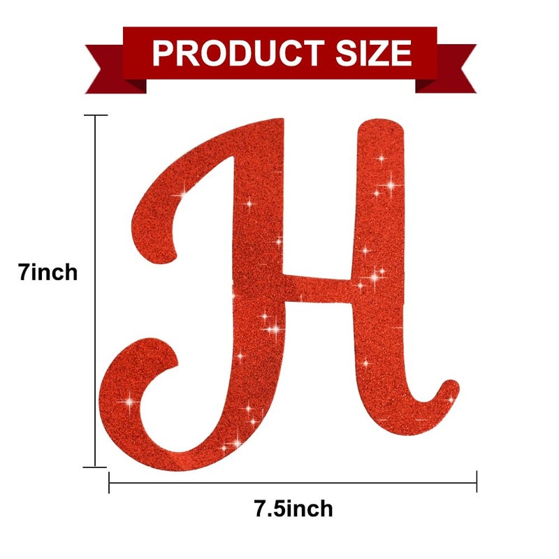 BEISHIDA Red Happy Birthday Banner - NO DIY,10Feet,Pre-Strung-Glitter Backdrop Happy Birthday Sign,Decorations for Women,Bday Party Decorations - Image 3