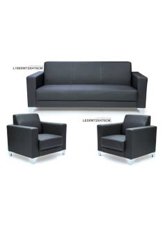 KARNAK Karnak Luxury Sofa Set Modern Design Sectional Couch For Living Room Home Office, Hotel, Apartment 5 Seater Sofa Set Black  - Image 2