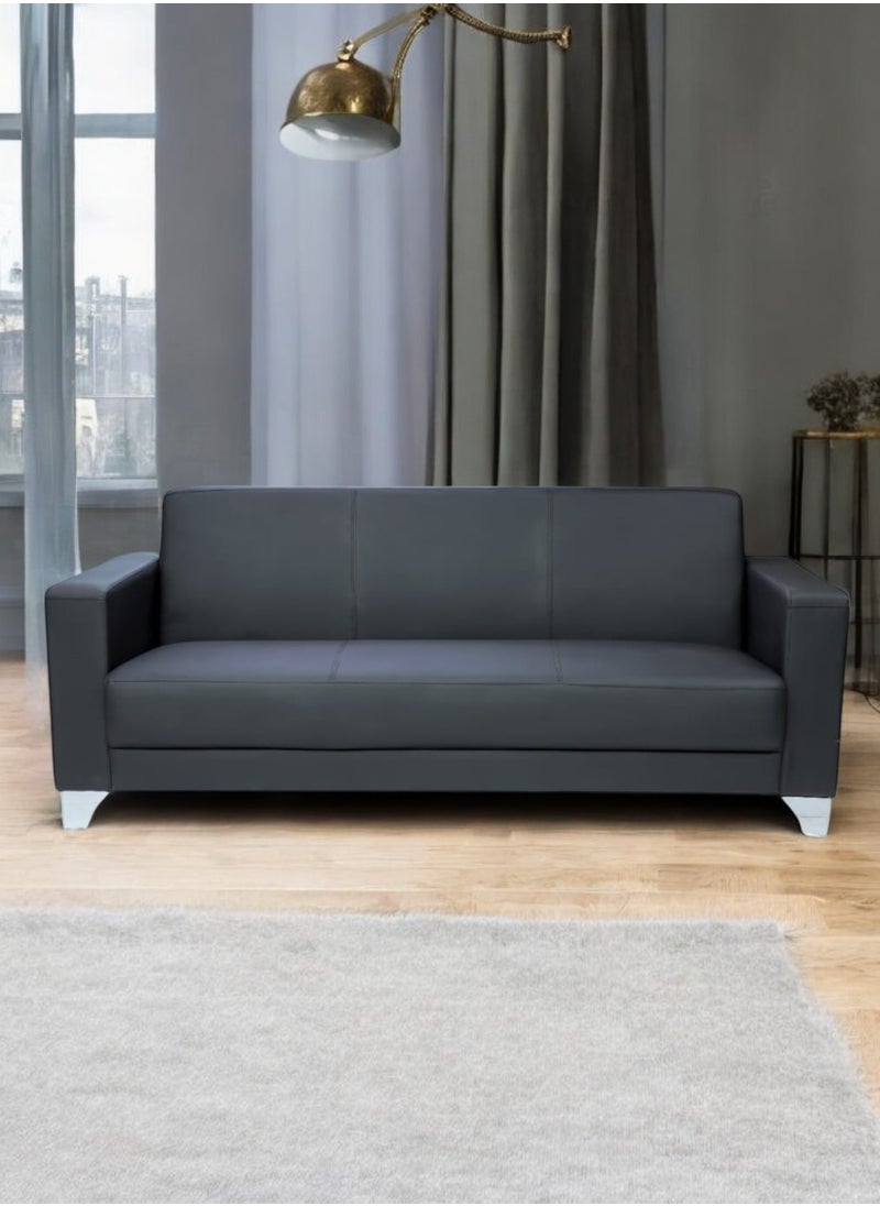 KARNAK - Karnak Luxury Sofa Set Modern Design Sectional Couch For Living Room Home Office, Hotel, Apartment 5 Seater Sofa Set Black - Image 1