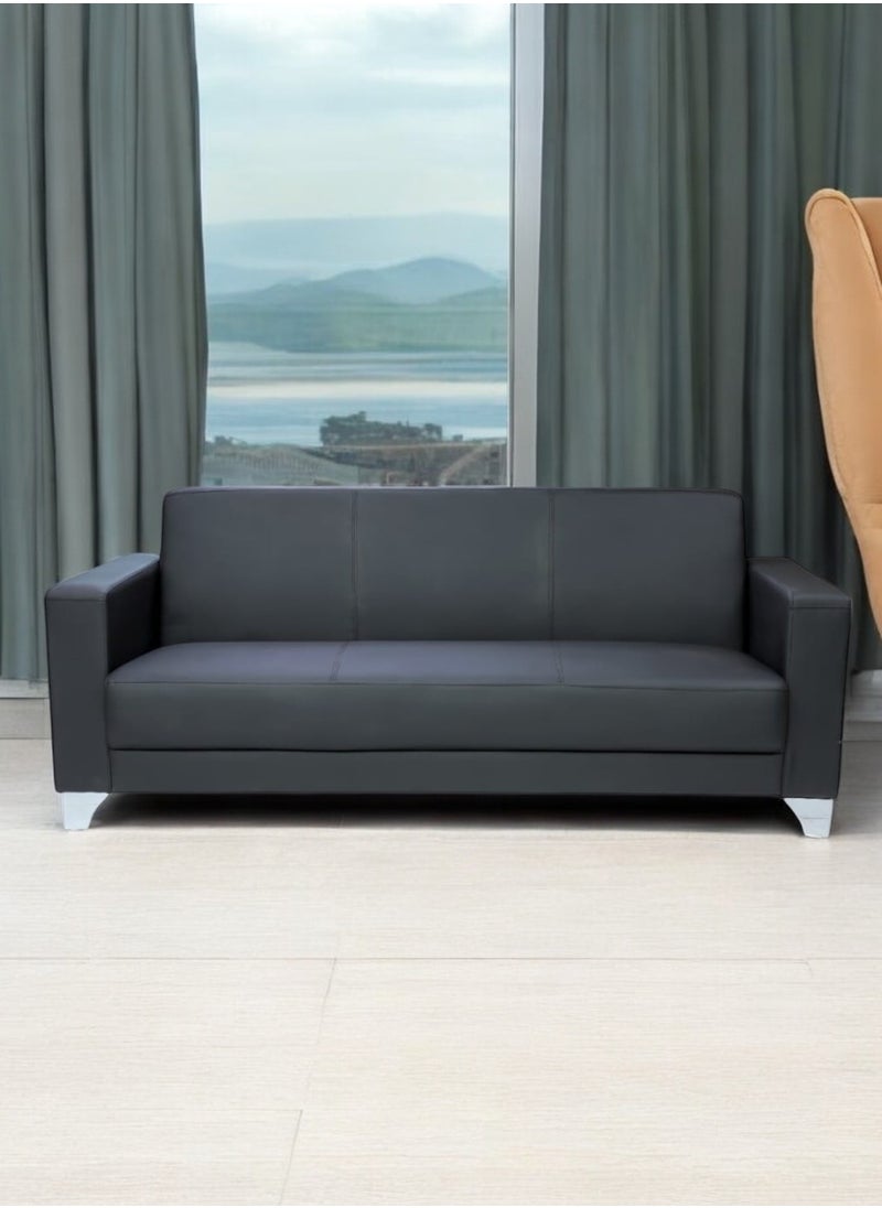 KARNAK - Karnak Luxury Sofa Set Modern Design Sectional Couch For Living Room Home Office, Hotel, Apartment 5 Seater Sofa Set Black - Image 1