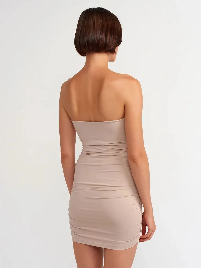 ديلفين Dilvin Strapless Bodycon Mini Dress