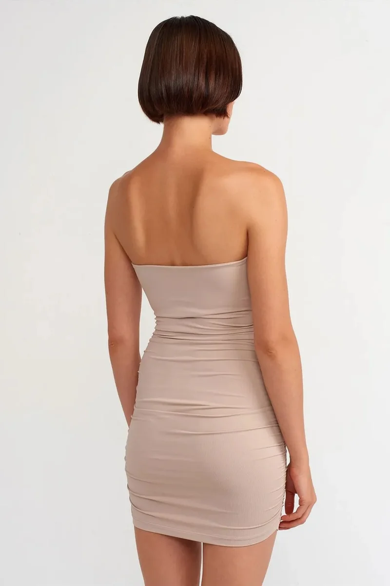 ديلفين DILVIN Strapless Bodycon Mini Dress