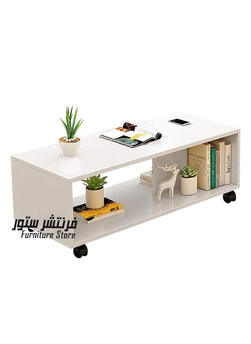فرنتشر ستور - ترابيزة قهوة - ارتفاع 35 سم - عرض 100 سم - عمق 44 سم ، من فرنتشر ستور. - Image 1