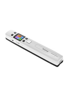 Portable Handheld Wand Document/ Book/ Images Scanner 1050DPI Resolution High Speed Scanning A4 Size JPEG/ PDF Format Colorful LCD Display for Office Business Reciepts