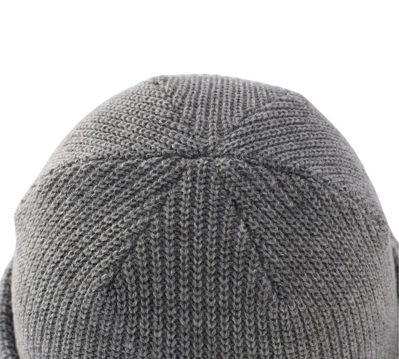 Connectyle Winter Beanie for Men Women Classic Knitted Warm Hat Daily Thick Cuffed Beanies Acrylic Watch Cap Light Grey - Image 5