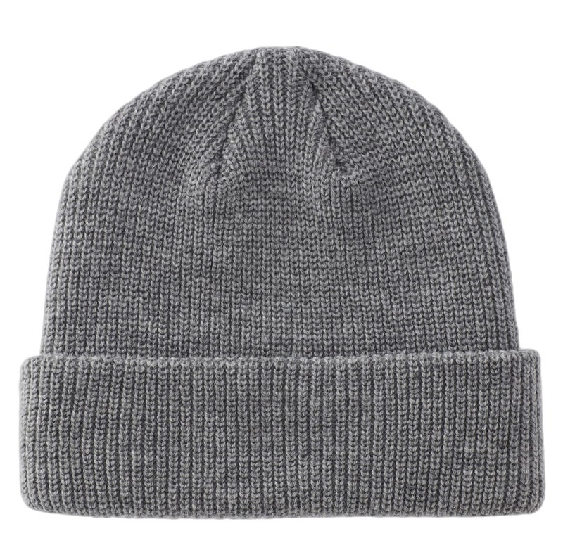 Connectyle Winter Beanie for Men Women Classic Knitted Warm Hat Daily Thick Cuffed Beanies Acrylic Watch Cap Light Grey - Image 1