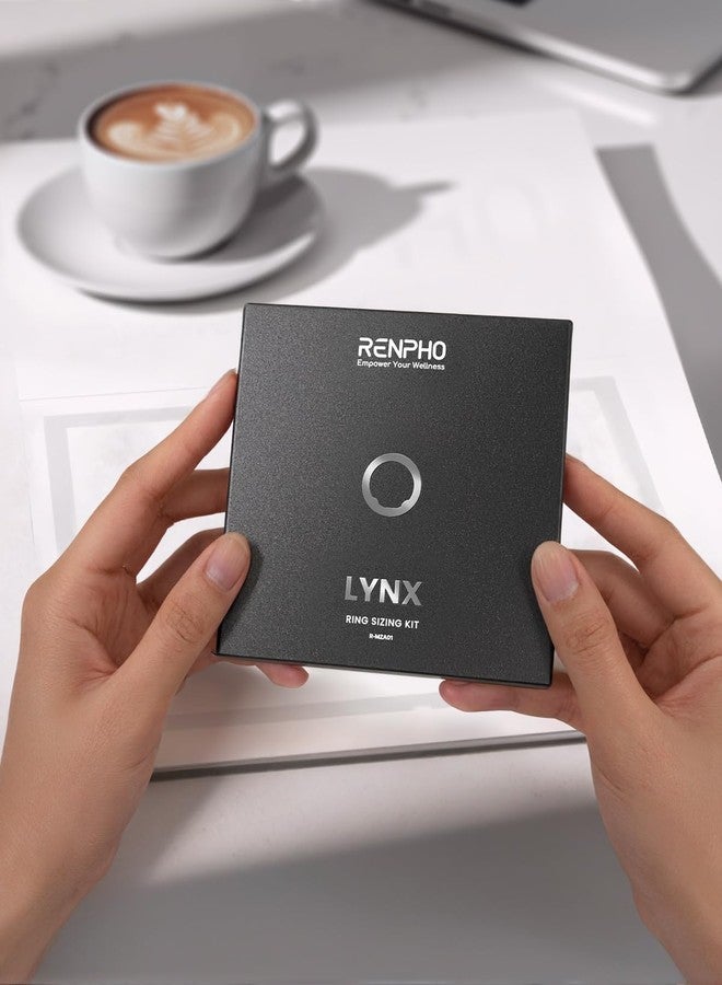 RENPHO Lynx Smart Ring-Sizing Kit, Size Before You Buy(Tar Black, Size 6-13) - Image 5