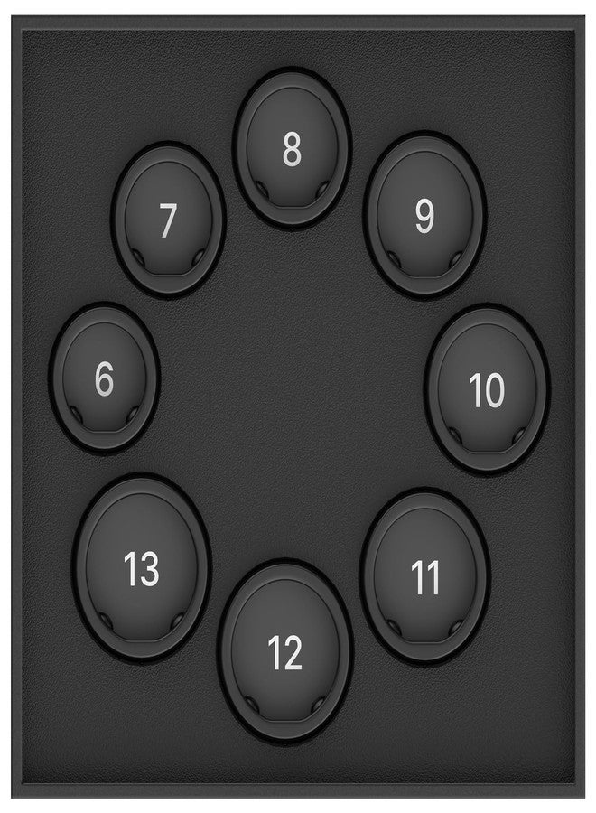 RENPHO Lynx Smart Ring-Sizing Kit, Size Before You Buy(Tar Black, Size 6-13) - Image 1