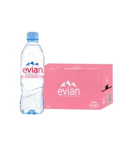 Evian Naturally Bottled Filtered Mineral Drinking Water 24x 500 ML  - Image 4