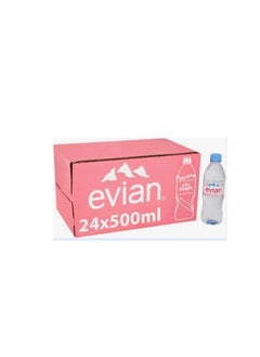 Evian Naturally Bottled Filtered Mineral Drinking Water 24x 500 ML  - Image 5