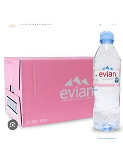Evian Naturally Bottled Filtered Mineral Drinking Water 24x 500 ML  - Image 2