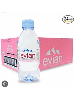 Evian Naturally Bottled Filtered Mineral Drinking Water 24x 500 ML  - Image 3