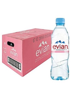 Evian Naturally Bottled Filtered Mineral Drinking Water 24x 500 ML  - Image 5