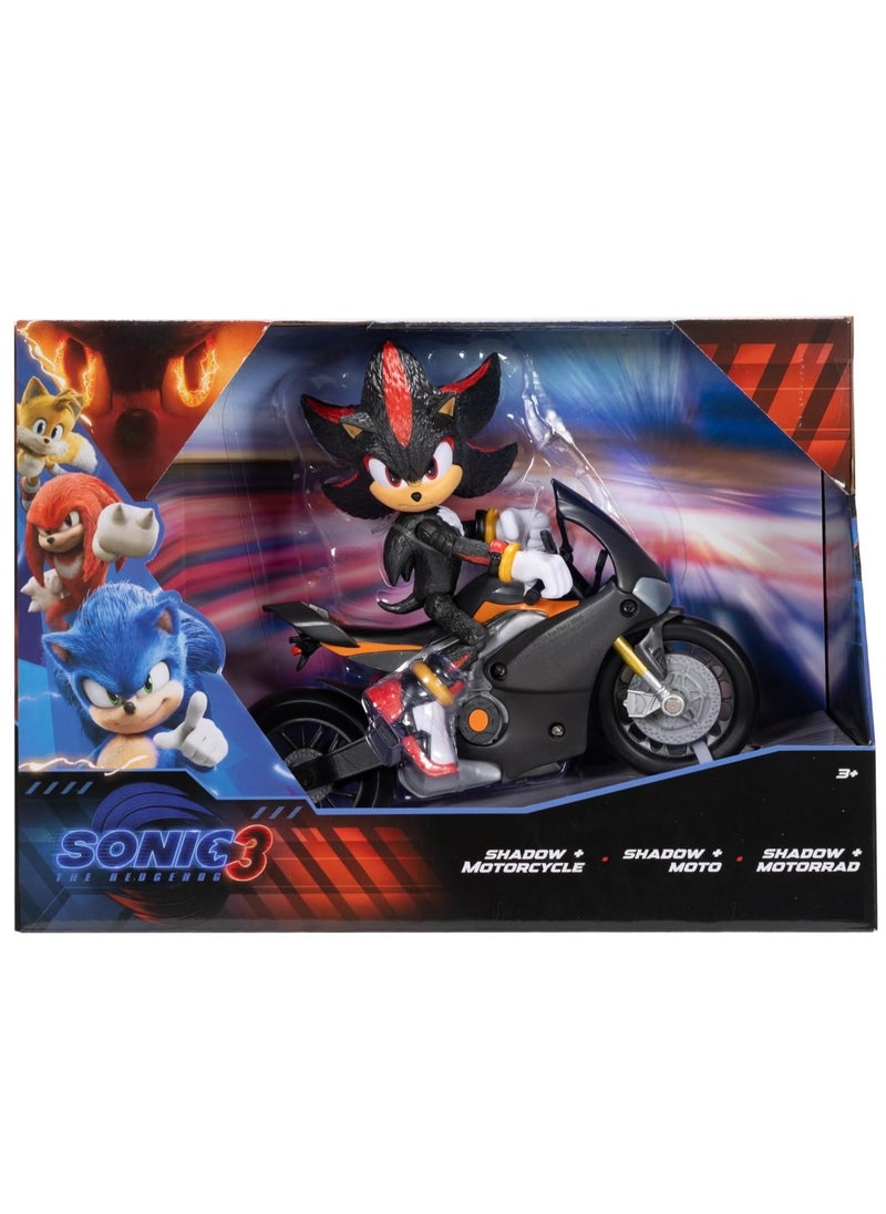 SONIC - Sonic 3 Movie - Shadow Motorcycle 42406 - Image 1