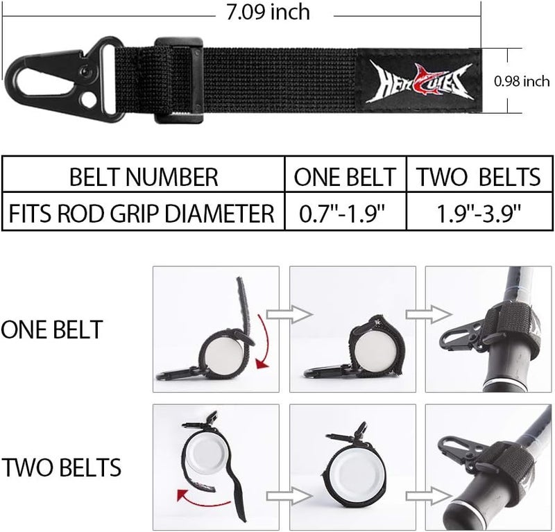 Hercules M4 Fishing Lanyard, Fishing Pole Tether, Kayak Paddle Leash, Heavy Duty Retractable Coiled Lanyard for Fishing, Rods, Pliers, Boating, Paddles, Kayak - Image 4