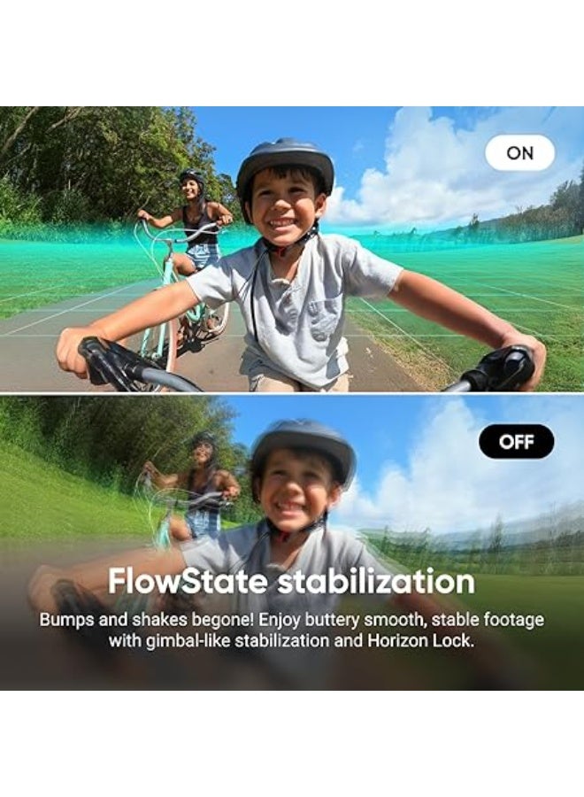 FIPKA Insta360 GO 3S 128GB 4K Mini Portable Vlogging Camera, Hands-Free, Mount Anywhere, Stabilization, 140-Minute Battery life, 10m Waterproof, Apple Find My, Pet POV, White - Image 5