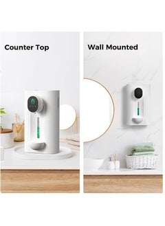 Hihonor Automatic Mouthwash Dispenser,3-Stage Adjustable,USB Rechargeable,Wall-Mounted for Tabletop Use,No Drilling Required,For Restrooms/Public Places(White)  - Image 5