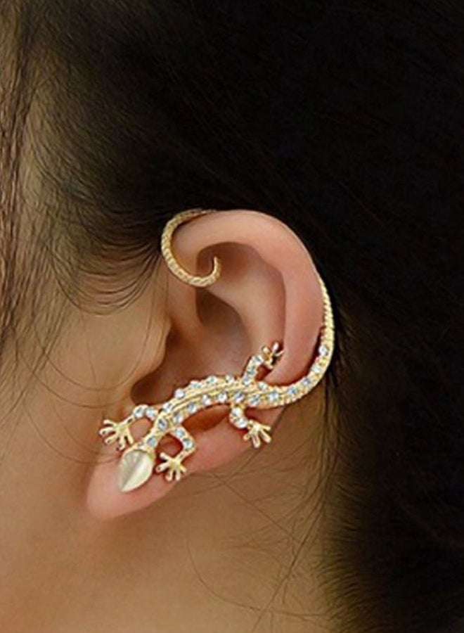 اي سي أقراط بتصميم سحلية بسوار يلتف حول الأذن - Image 2