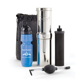 Go Berkey Water Filter Kit with 1 Qt. Berkey Gravity Fed Water Filter System, Berkey Sport Bottle and Black Berkey Primer - pzsku/Z4610B9ED4FEE2BE7EFC2Z/45/1749372500/2d1b534d-7bd9-4bb6-b586-c8c61510a867