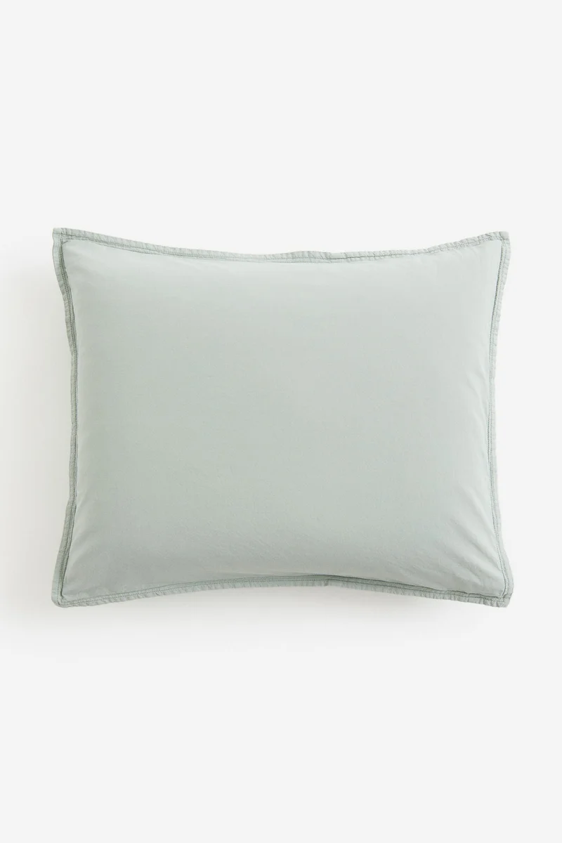 اتش اند ام غطاء وسادة من القطن