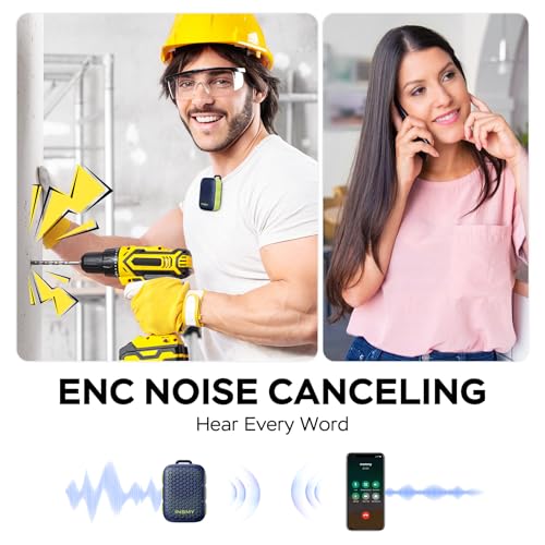 INSMY Wearable Bluetooth Speakers,IP67 Waterproof,Clip-On Portable Small Personal Speaker/Clean Sound/Stereo Pair/Wireless/ENC Built-in Mic/Lightweight for Golf Work Pool Gift(Non-Magnetic) (Blue) - Image 3